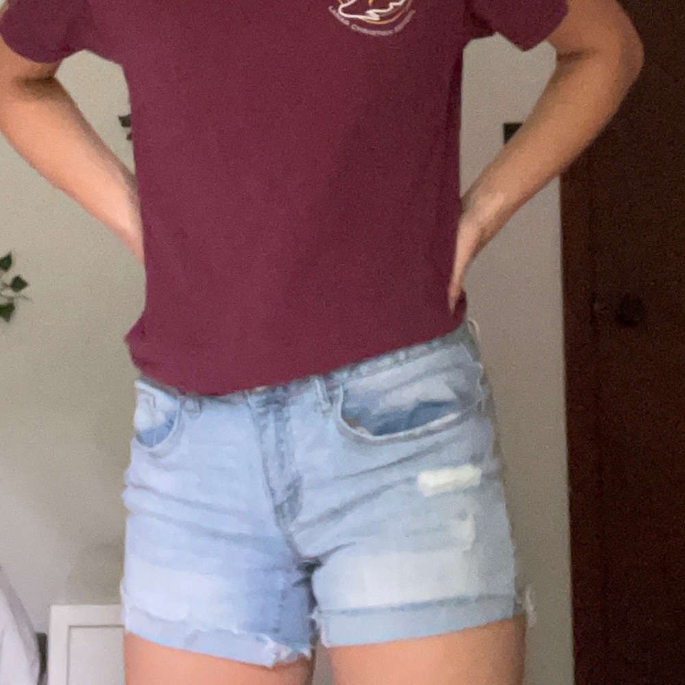 Adjustable Jean Shorts